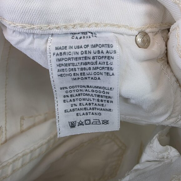 True Religion Casey Jeans Womens 25 White Low Rise Super Skinny Stretch Denim - Picture 13 of 14